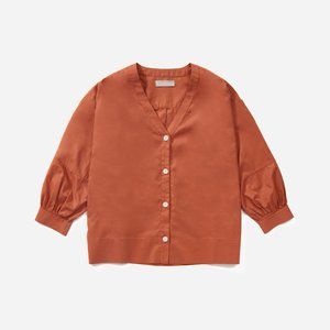 Everlane The Silky Cotton Blouse